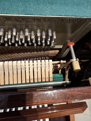 Piano Zimmermann - mahagony