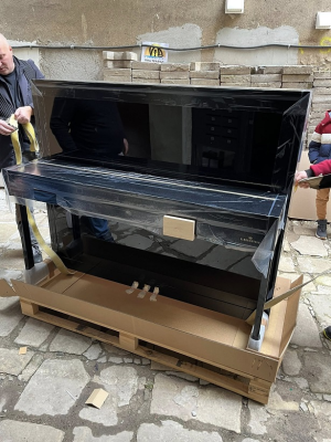 Доставка нового пианино C.BECHSTEIN A6 + Vario Duet system