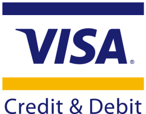 We accept payment by credit and debit cards